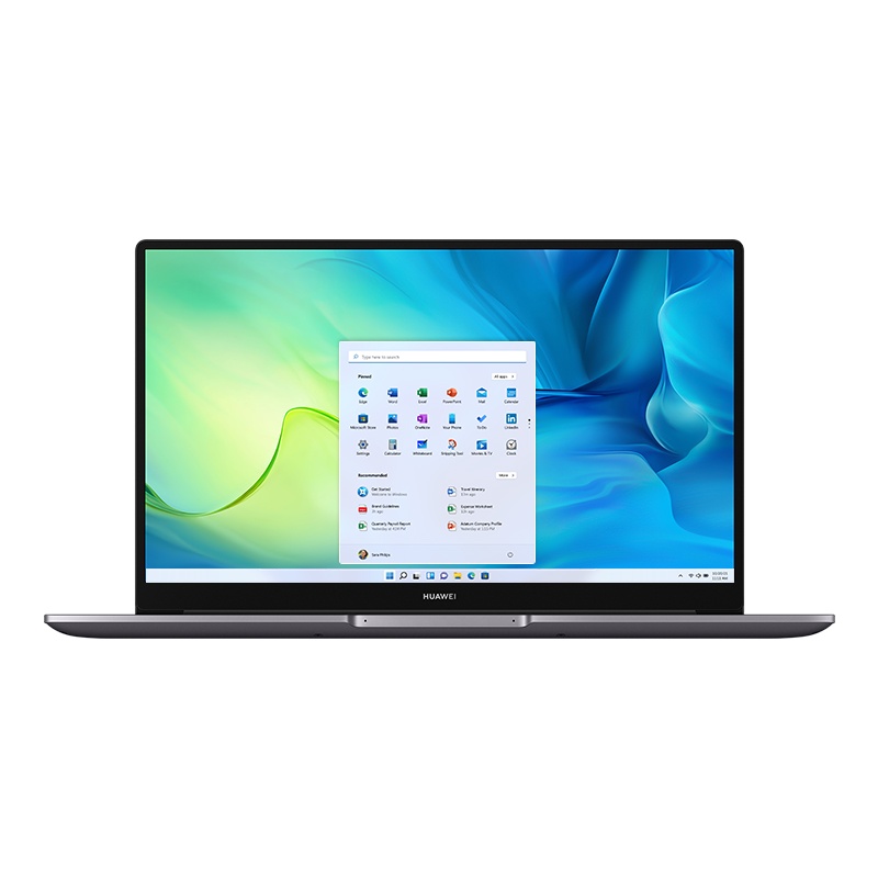 HUAWEI MateBook D15 2021, Intel Core i5-1135G7, 8GB RAM, 512GB SSD, 15,6 Zoll Laptop, FHD HUAWEI FullView Display, Schlankes Metallgehäuse, Windows 11 Home, Fingerabdrucksensor, QWERTZ-Layout