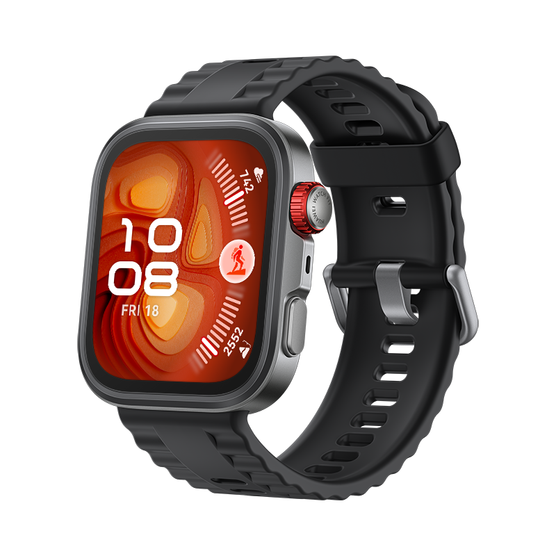 HUAWEI WATCH FIT 4 Pro Negro Fluoroelastómero/Cristal de Zafiro y Titanio/Hasta 10 Días de Batería/Conexión con Android & iOS