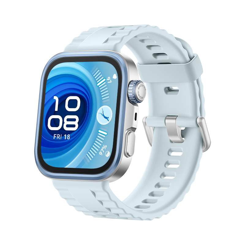HUAWEI WATCH FIT 4 Pro Azul Fluoroelastómero/Cristal de Zafiro y Titanio/Hasta 10 Días de Batería/Conexión con Android & iOS