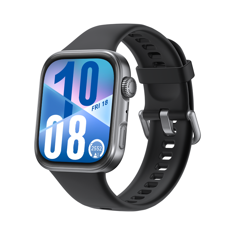 HUAWEI WATCH FIT 4 Negro Fluoroelastómero/Pago NFC/Hasta 10 Días de Batería/Conexión con Android &amp; iOS