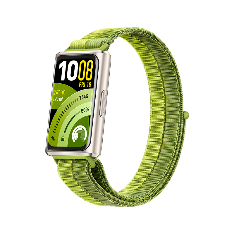 HUAWEI Band 11 Pro Verde Nylon Caja de Aleación de Aluminio / Posicionamiento GNSS Autónomo / Seguimiento del Sueño Mejorado