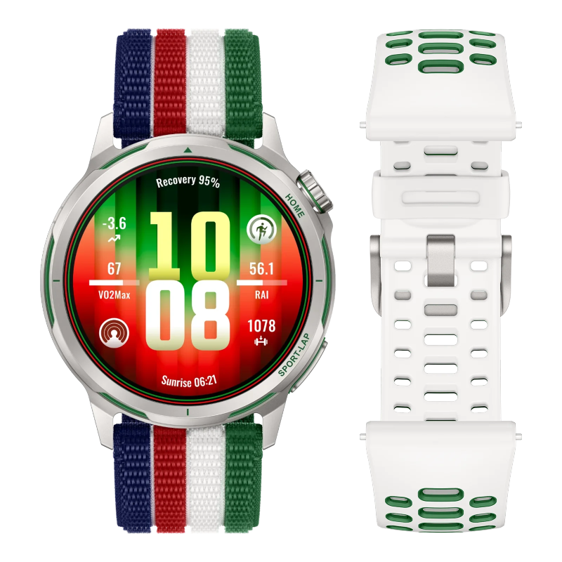 HUAWEI WATCH GT Runner 2 Racing Legend Nylon 43,5mm / Posicionamiento Ultra Preciso / Modo Maratón Inteligente / Diseño Ultrafino en Titanio / Hasta 14 días de batería
