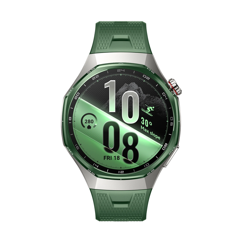 HUAWEI WATCH GT 7 Pro 46mm Verde Fluoroelastomer / Nanocerámica y Aleación de Titanio / Hasta 21 Días de Duración de la Batería / Conexión con Android &amp; iOS