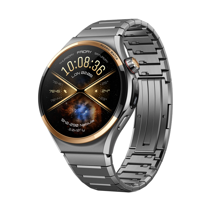HUAWEI WATCH 6 Pro 46mm Space Edition / Aleación de Titanio y Nanocerámica / Monitorización Completa de la Salud con X-TAP / Conexiones Móviles eSIM