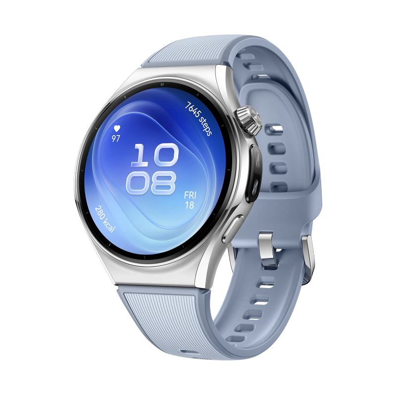HUAWEI WATCH 6 46mm Azul / Comodidad Ultraligera con Cristal de Zafiro Esférico / Monitorización Completa de la Salud con X-TAP / Modos Deportivos Avanzados
