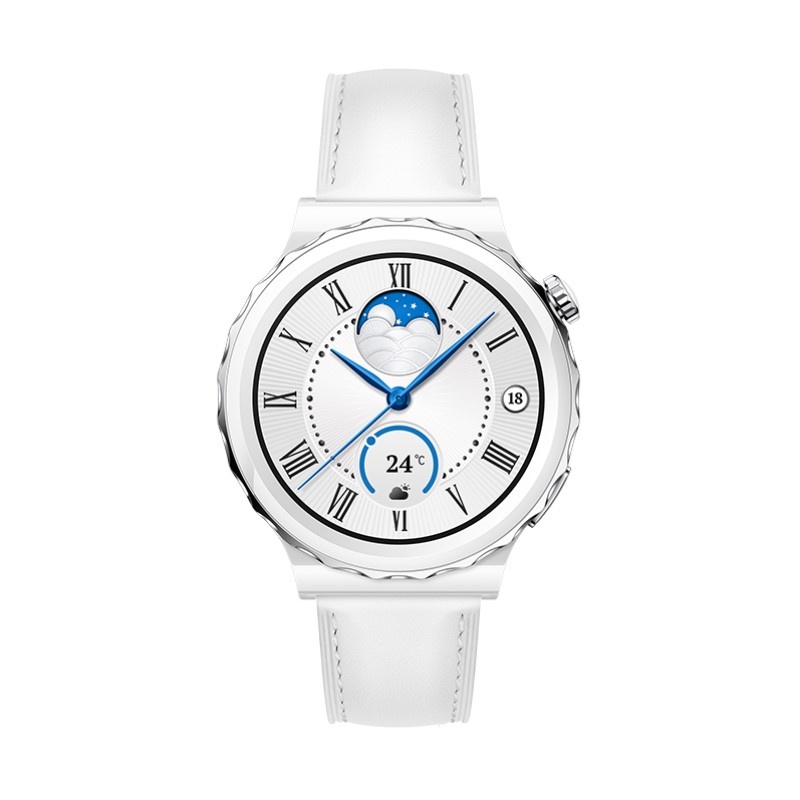 HUAWEI WATCH GT3 Pro 43mm White Leather Smartwatch