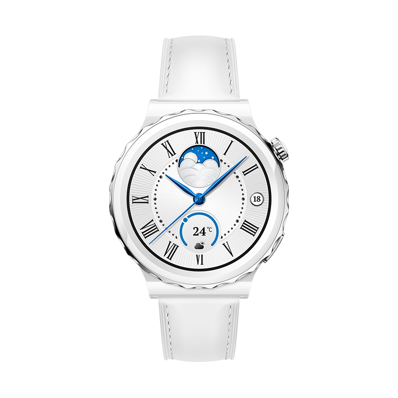 HUAWEI WATCH GT 3 Pro 43mm Couro Branco