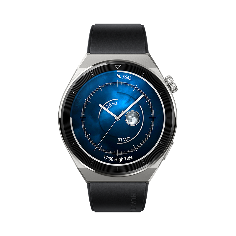 HUAWEI WATCH GT 3 Pro 46mm Fluoroelastómero Preto