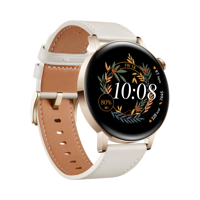 Huawei Watch Gt 3 42mm Gold White Elegant, Android/ios