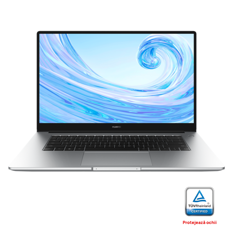 Huawei matebook d 15, windows 10 home, intel core i3, 8gb+256gb, mystic silver