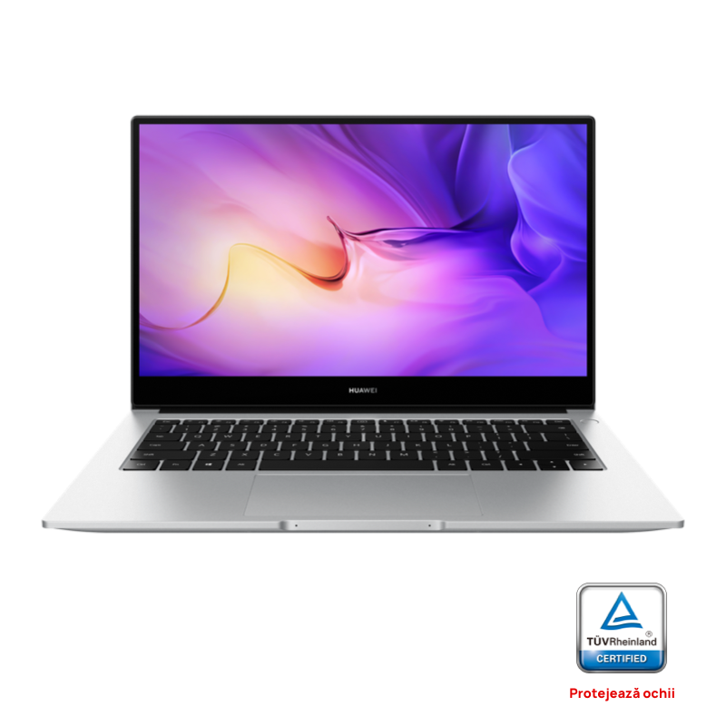 Huawei matebook d 14, windows 10 home, intel core i3, 8gb+256gb, mystic silver
