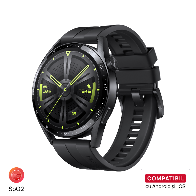Huawei Watch Gt 3 46 Mm Black Active