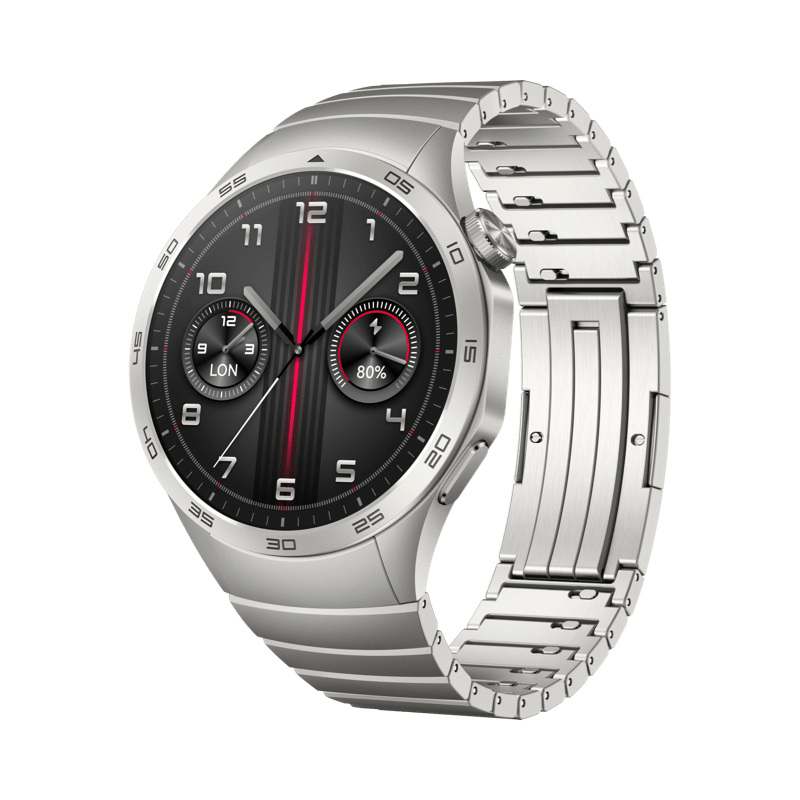 Huawei Watch Gt 4 46mm Grey, Curea Stainless Steel, Android/ios
