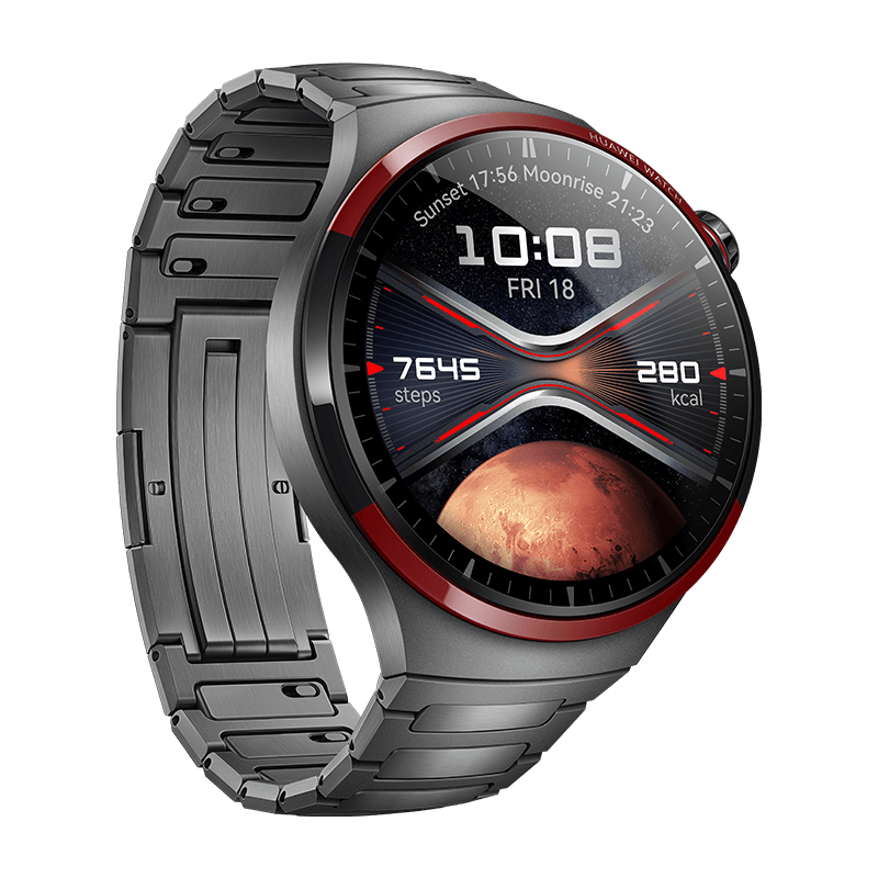 Huawei Watch 4 Pro Space Edition, Carcasa Titan De Grad Aerospatial, Curea Titanium, Android/ios