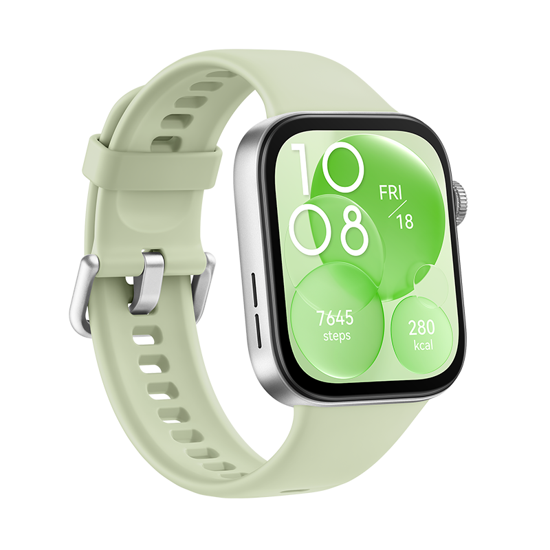 Huawei Watch Fit 3 Green Fluoroelastomer Strap