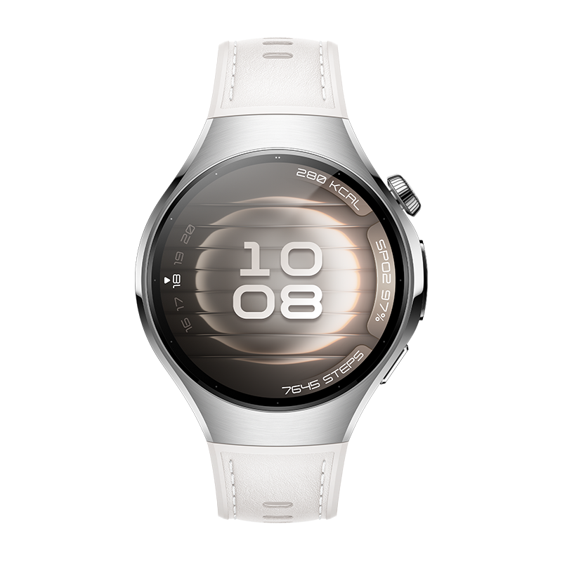 HUAWEI WATCH 5 42MM Stainless Steel Case+White Composite Strap