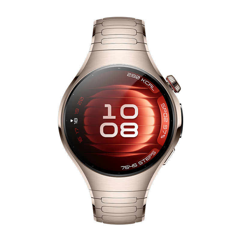 HUAWEI WATCH 5 42MM Sand Gold 904L Stainless Steel Case+Sand Gold Titanium Strap