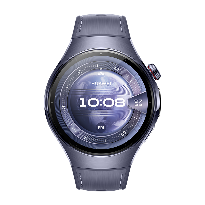 HUAWEI WATCH 5 46MM Grey-Purple Aerospace-Grade Titanium Case+ Grey-Purple Composite Strap