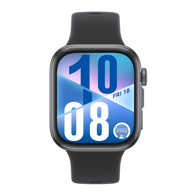 HUAWEI WATCH FIT 4 Black Body with Black Fluoroelastomer Strap