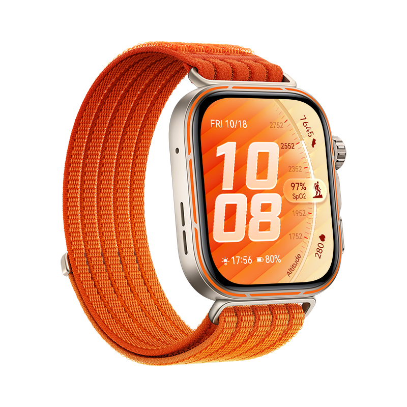 HUAWEI WATCH FIT 5 Pro Gradient Orange Nylon Strap