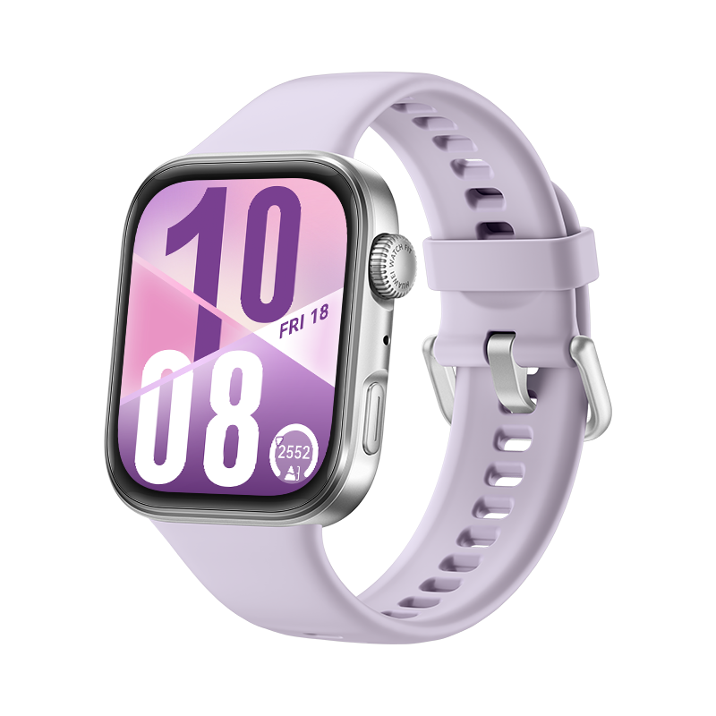 HUAWEI WATCH Fit 4 Mor Kauçuk Alüminyum Alaşım Kasa