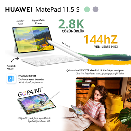 HUAWEI MatePad 11.5 S | Ultra Net PaperMatte Ekran