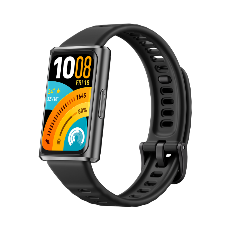 HUAWEI Band 11 Pro Siyah, Kauçuk Kayış, 1,62 inç Parlak Ekran