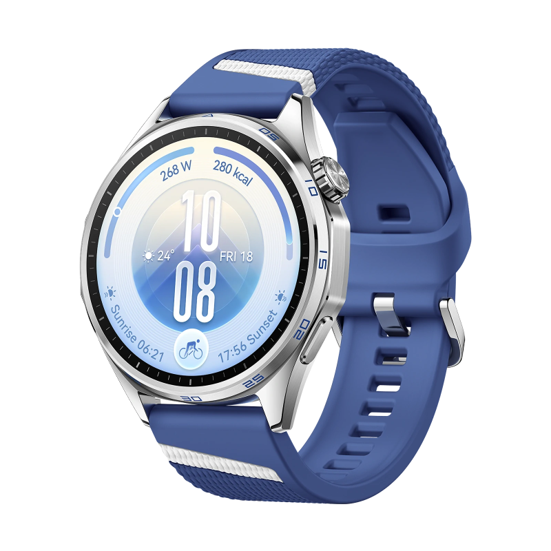WATCH GT 7 46mm Blue EasyCross Fluoroelastomer Strap Up to 21 Days Battery Life Advanced Skiing & Cycling Modes All Round Health Tracking Compatible Android & iOS