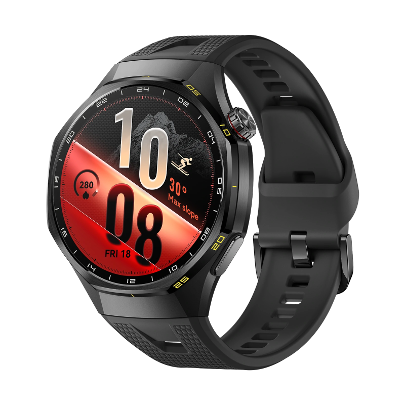 Huawei Watch Gt 7 Pro 46Mm Titanium-Black - Easycross Fluoroelastomer Strap - Up To 21 Days Of Battery Life - Advanced Skiing & Cycling Modes - All-Round Health Tracking - Compatible With Android & Ios