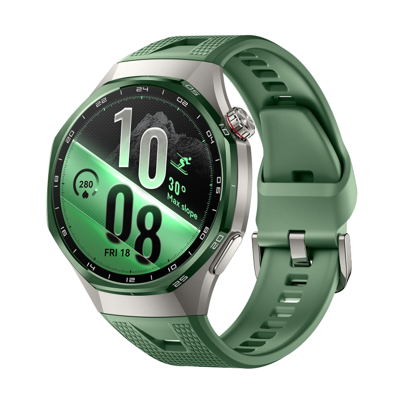 WATCH GT 7 Pro 46mm Titanium Green EasyCross Fluoroelastomer Strap Up to 21 Days Battery Life Advanced Skiing & Cycling Modes All Round Health Tracking Compatible Android & iOS
