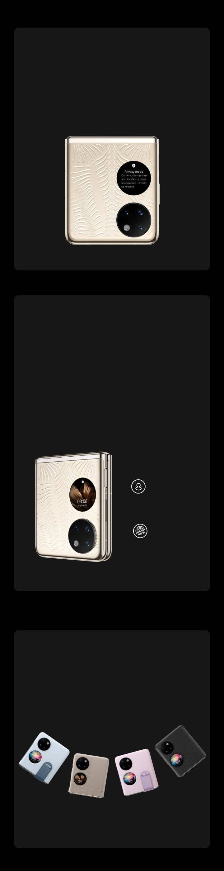 HUAWEI P50 Pocket : Безопасность личной информации