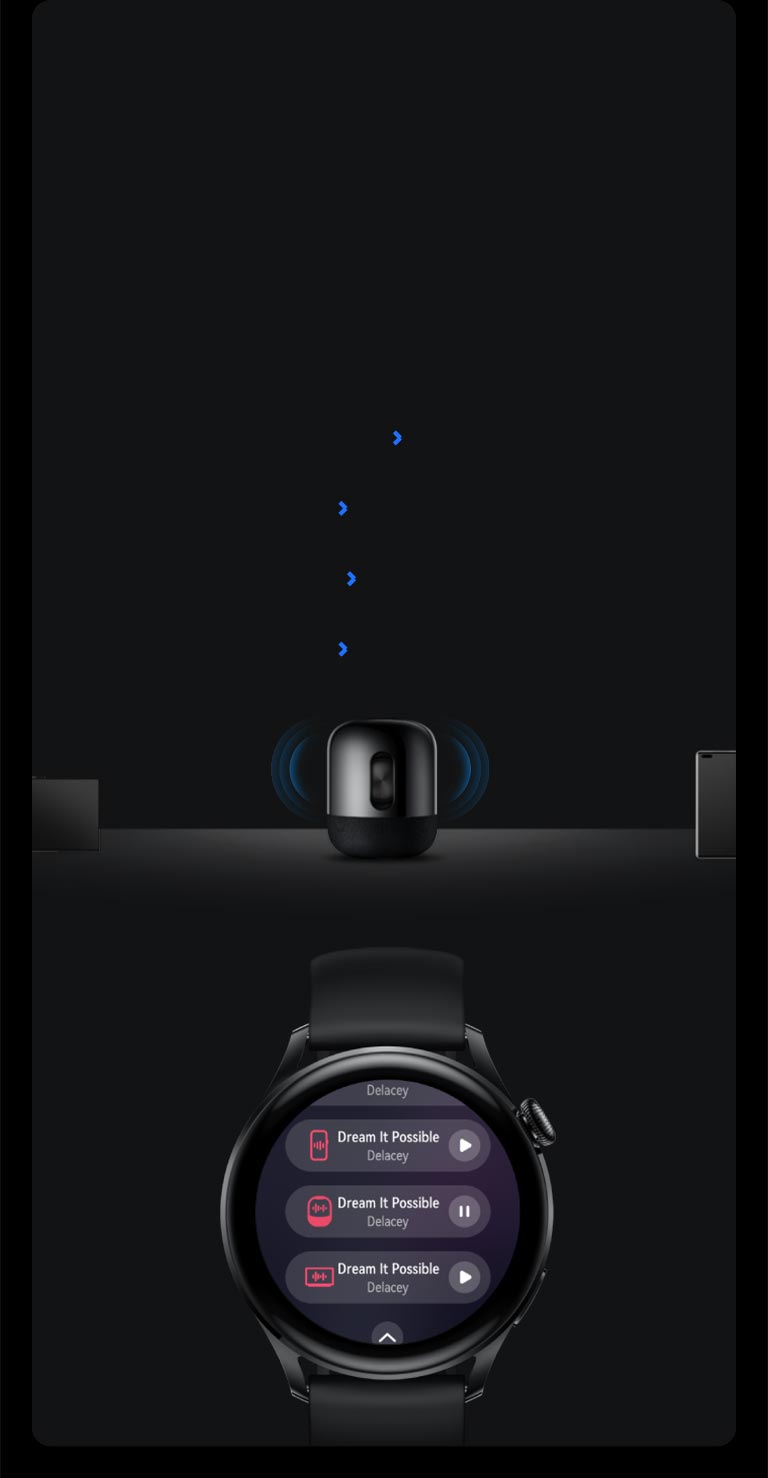 Huawei Watch 3 : Управление звуком