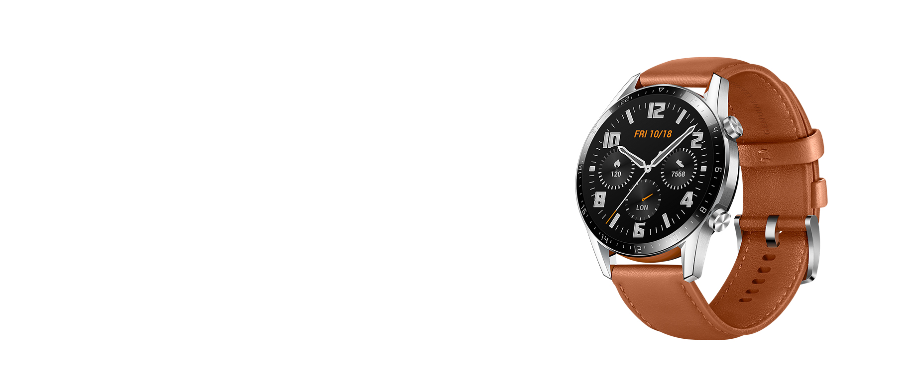 Watch GT 2 Leather Strap