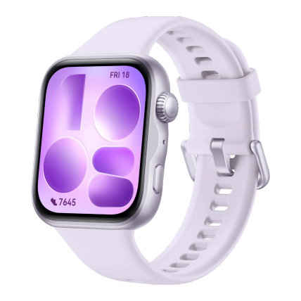 HUAWEI WATCH FIT 5 Morado Fluoroelastomer Strap, hasta 10 días de batería, compatible con iOS y Android, diseño ligero