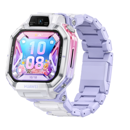 HUAWEI WATCH KIDS X1 Pro, Morado, localización precisa, videollamadas HD con 5 y 13 MP, diseño desmontable con funda estilo cámara