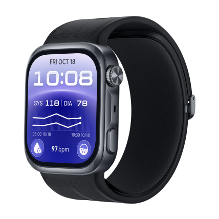 HUAWEI WATCH D3 Negro Correa negra de HNBR