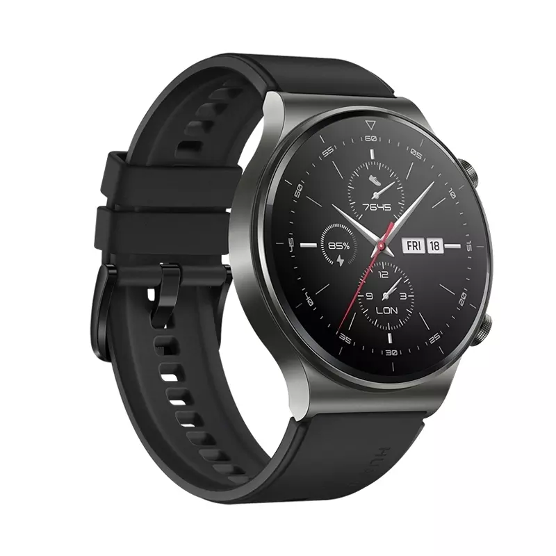 Huawei watch gt 2 black fluoroelastomer Clearance