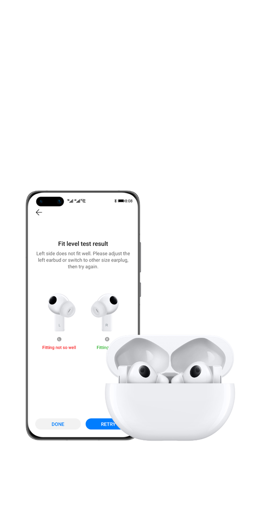 Huawei FreeBuds Pro + Ajuste inteligente Huawei FreeBuds Pro + Ajuste inteligente